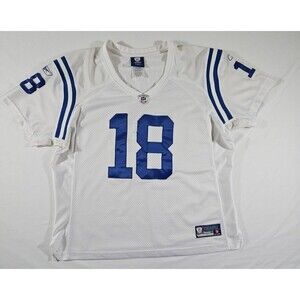 Reebok On Field Peyton Manning Indianapolis Colts Jersey White Women’s Size XL
